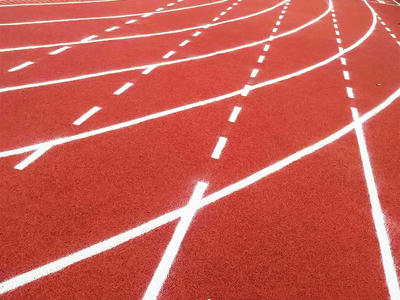 Stadium Running Track Breathable Plastic Runway